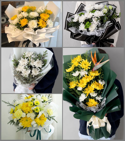 湖南湘潭湘乡市泉塘镇繁荣村白事花束代送